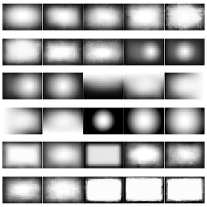 Texturised Vignette Overlays